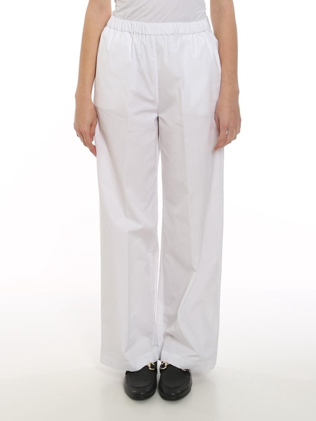 Poplin trousers
