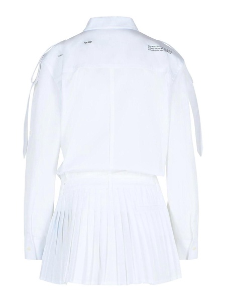 Savana White Cotton Dress