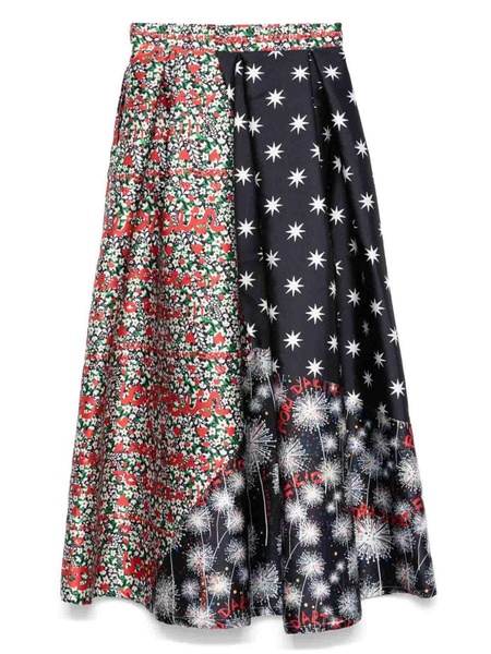 Print Maxi Skirt