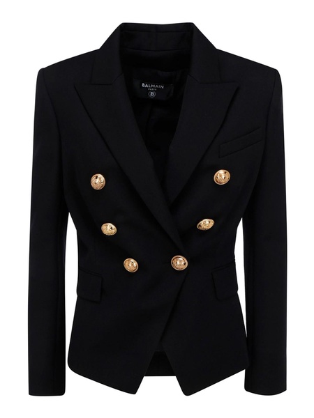 Wool double-breasted blazer