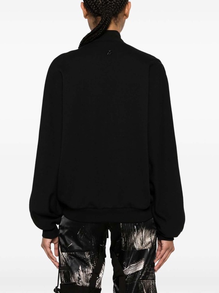 V-Neck Sweatshirt With Bow