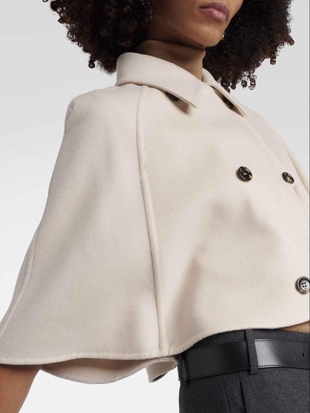 Volume Wool And Cashmere Cape