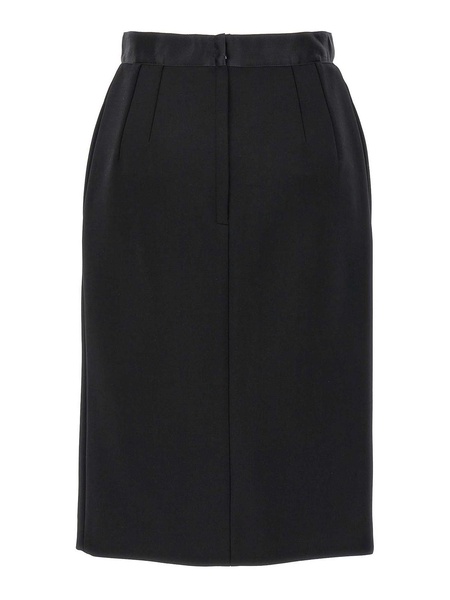 Wool Pencil Skirt