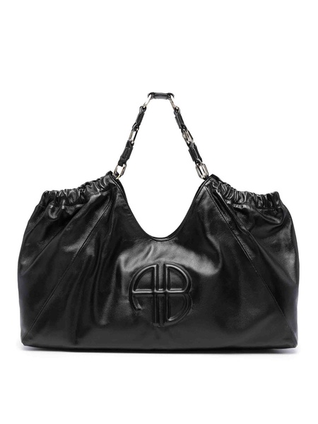 Kate Logo-Embossed Leather Tote Bag