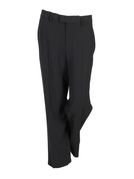 Cropped Trousers Viscose Wool Twil