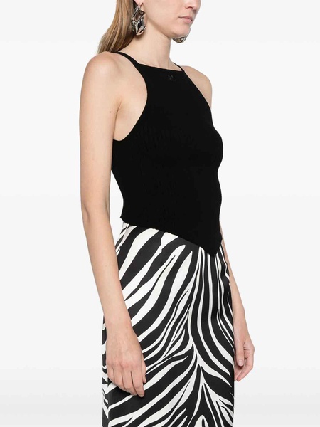 Logo-Embroidered Ribbed Tank Top