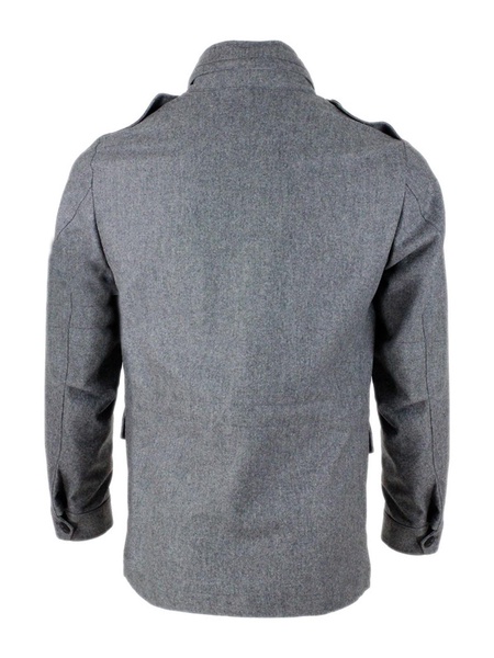 Wool field jacket