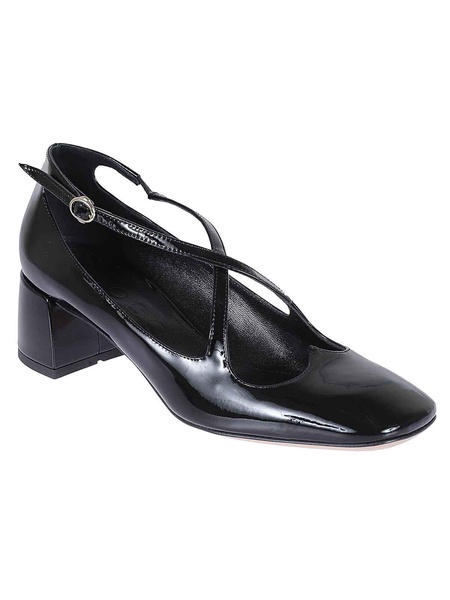Patent leather loafers