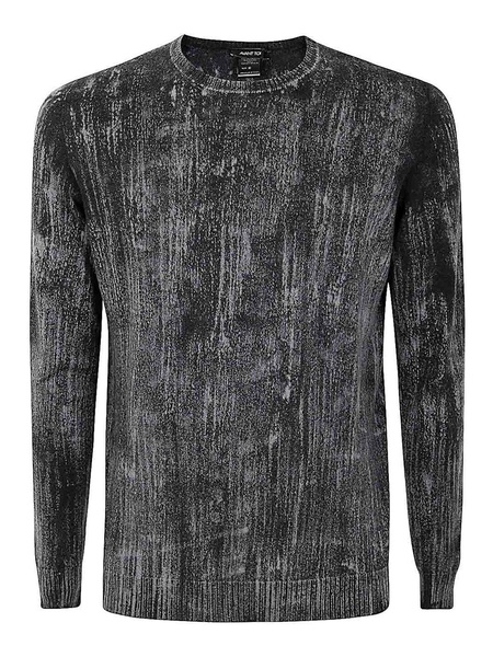 Tonal Effect Round Neck Reversible Pullover
