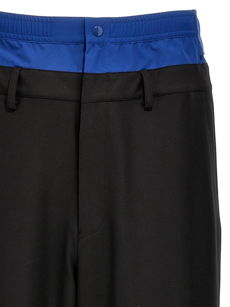 India belted pants