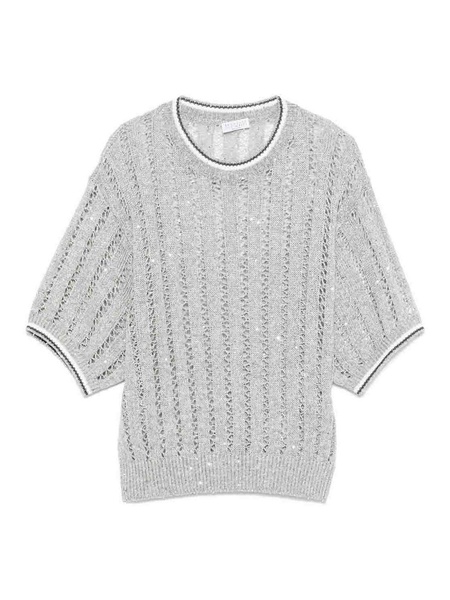 Top in shirt with sequins