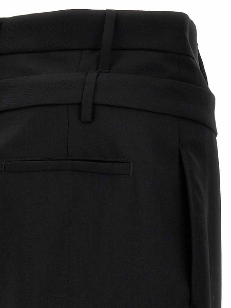 double belted pants