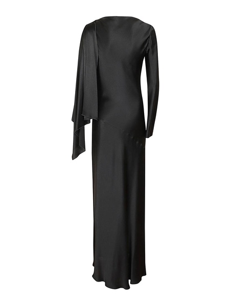 Long dress in satin