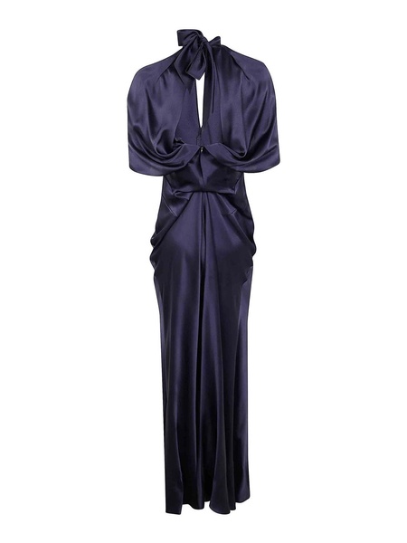 Satin Long Dress
