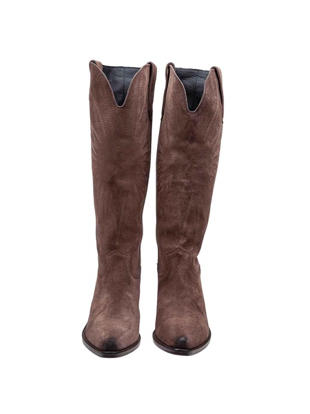 Camperos Boot In Brown Suede
