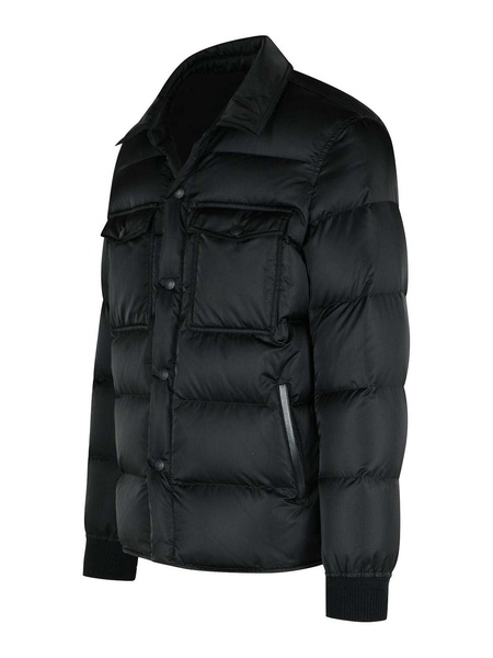 Black Polyester Down Jacket