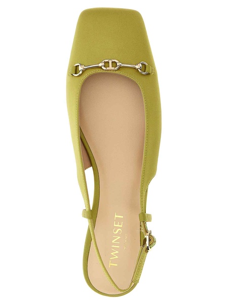 Satin Slingback