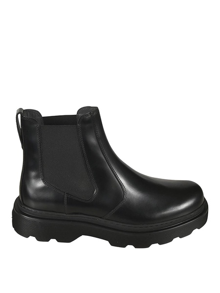 Leather boots