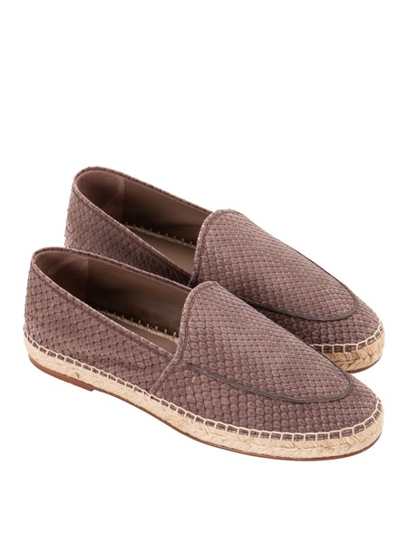 Leather espadrilles