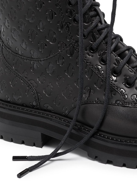 Cora tall leather bikers