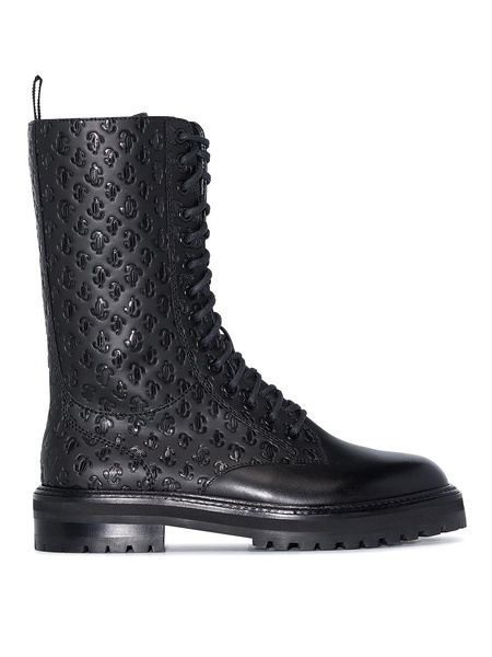 Cora tall leather bikers