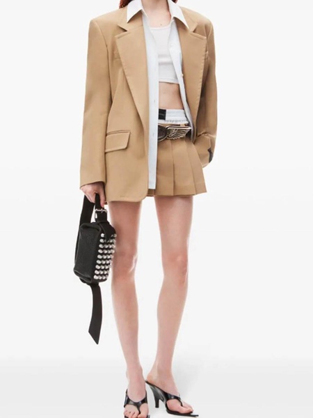 Cotton blend blazer