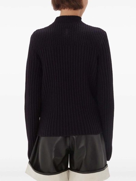 Panelled Flap Sweater