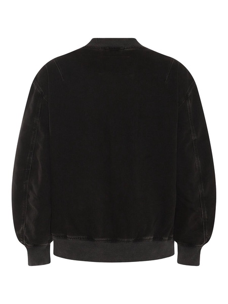 Black Cotton Denim Jacket