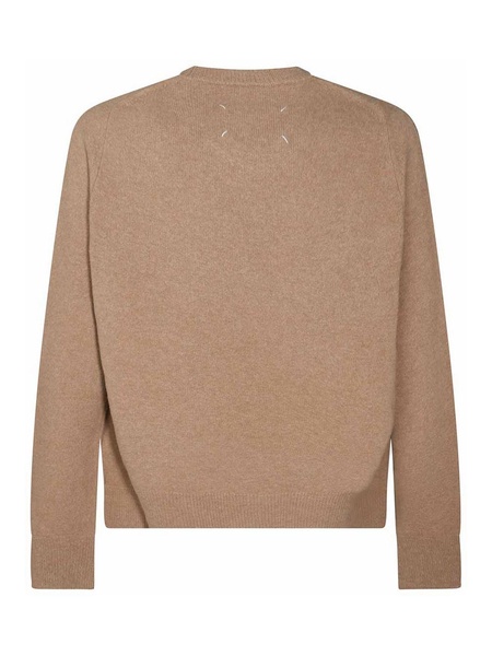Beige Wool Crewneck