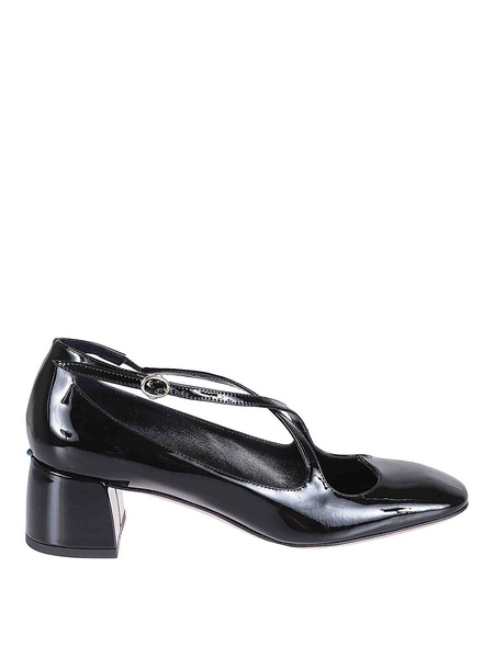 Patent leather loafers
