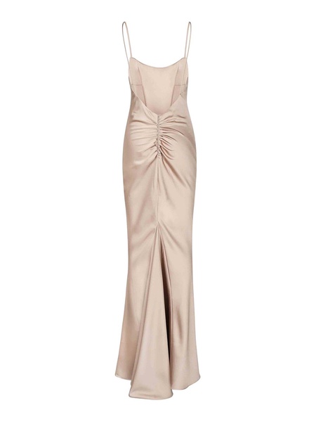 Dress With Back Drape
