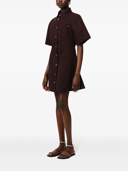 Short-Sleeve Shirt Dress