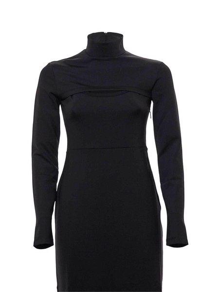 Cut out dress in black