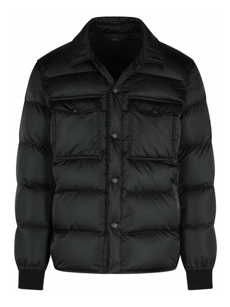 Black Polyester Down Jacket