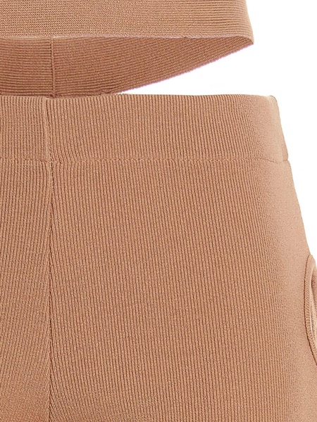 Cut-out laces pants