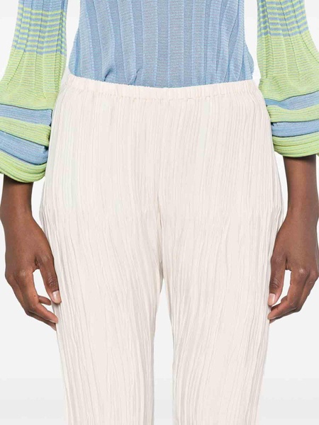 Pleated Crepe Trousers