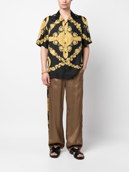 Barocco print trousers