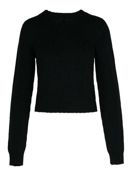 Dark Grey Merino Wool Blend Sweater