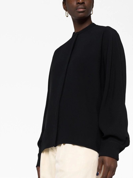 Mandarin collar shirt