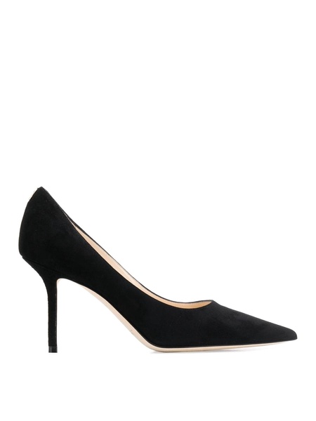 Love 85 black suede pumps
