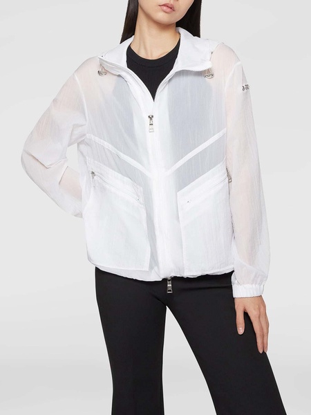 White Windbreaker