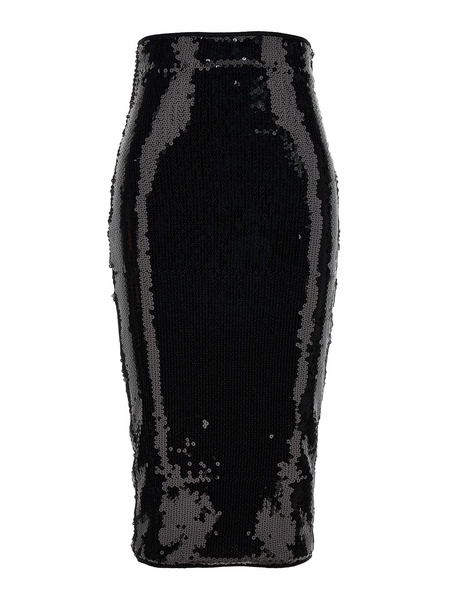 Sequin midi skirt