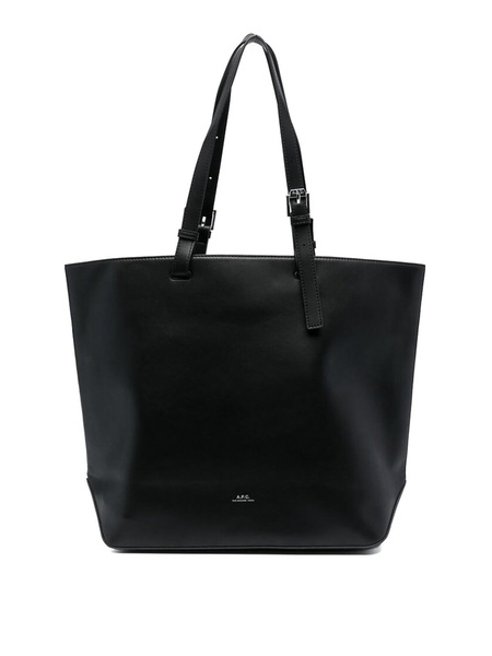 Nino buckle-detail tote bag black