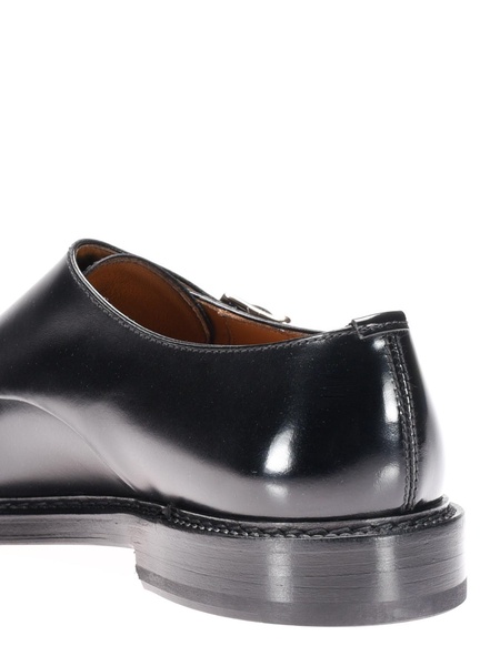 Leather classic monk straps