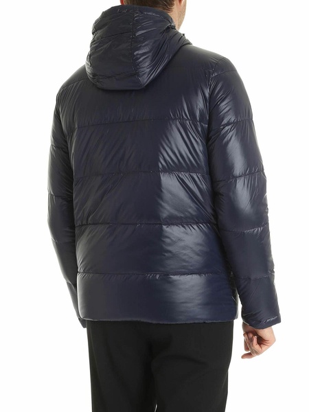 Reversible down jacket in blue