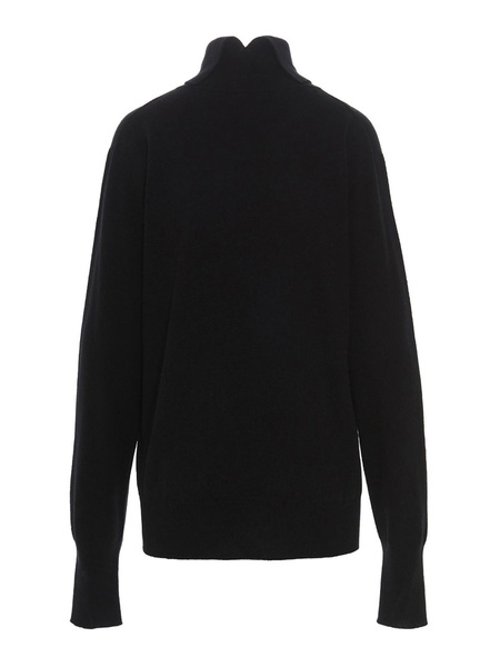 Cashmere silk wool  turtleneck