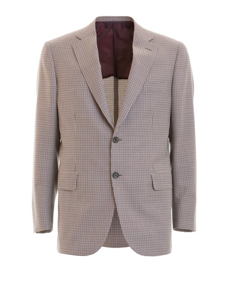 Houndstooth unstructured blazer