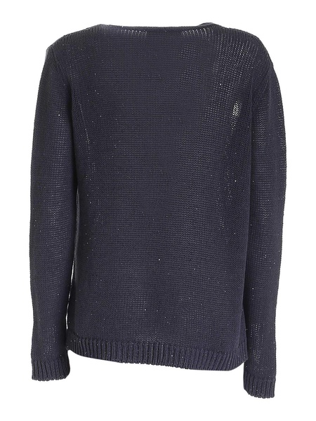 Cut-out sweater in blue