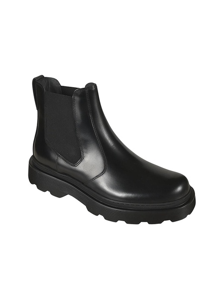 Leather boots