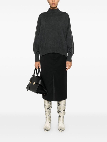 Long Sleeve Turtle-Neck Sweater